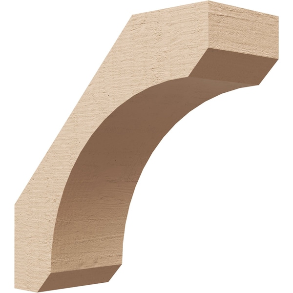Ekena Millwork 3-inch W x 8-inch D x 8-inch H Legacy Rough Cedar Woodgrain TimberThane Knee Brace, Primed BRCUR03X08X08LECRCPR - main
